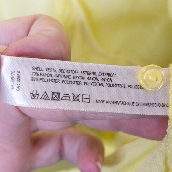 Anthropologie Saturday Sunday Size Small Kendra Neon Yellow Oversized Tunic - Picture 11 of 13